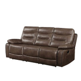 Aashi Brown Leather-Gel Match Sofa Model 55420 By ACME Furniture